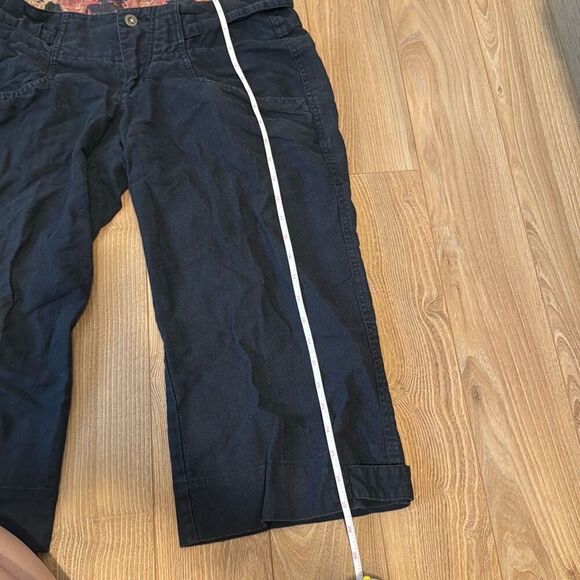 buffalo david bittman linen cotton blend women’s capri pants size 29 - Picture 6 of 8